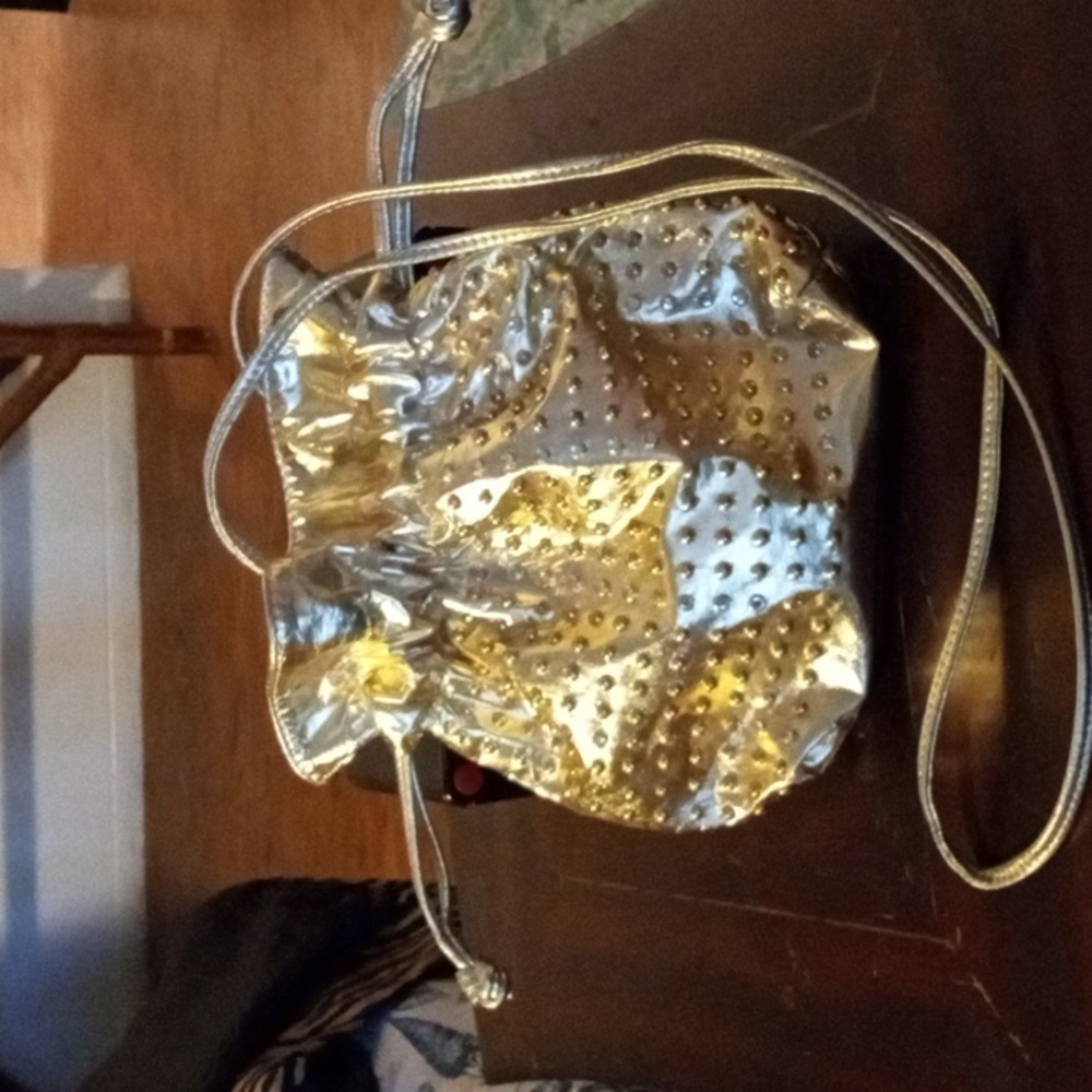 Dawli handbag vibrant gold leather